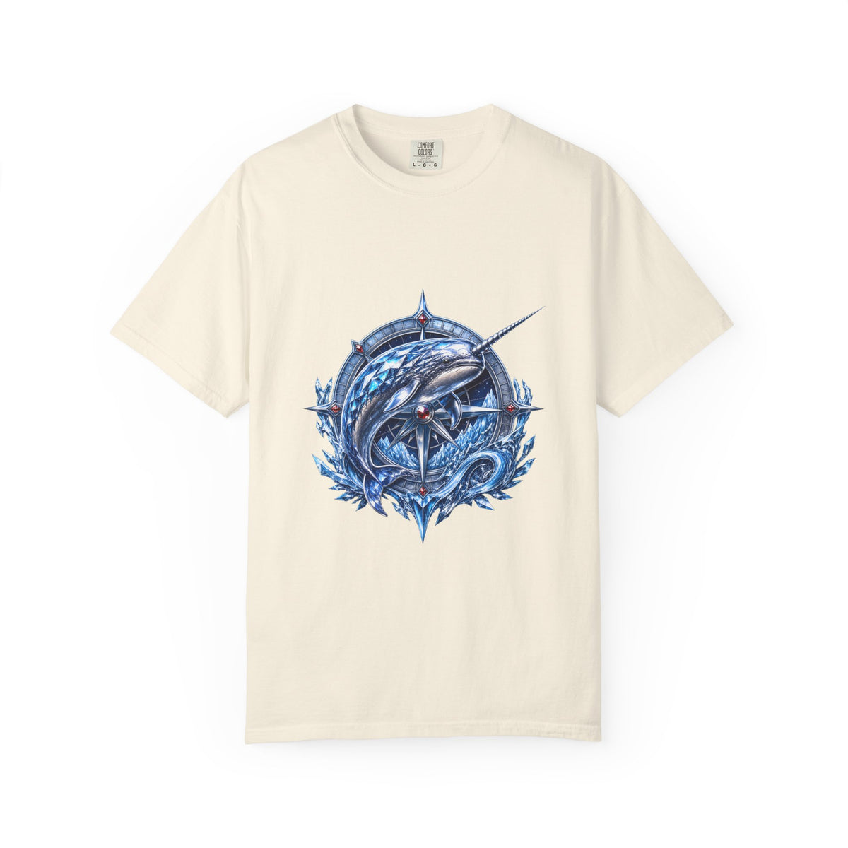 Glacier Chrome Narwhal Compass Graphic Tee