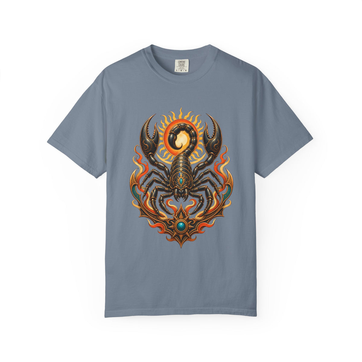 Desert Mirage Scorpion Crest Graphic Tee