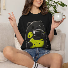 Cozy Coffee Bear T-Shirt Graphic