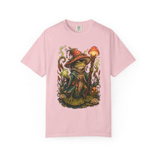 Mushroom Bog Wizard Frog Graphic T-Shirt