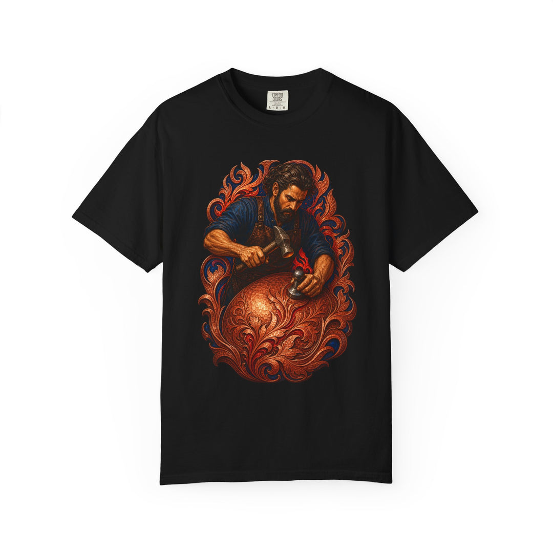 Lava Repousse Coppersmith Arts and Crafts Graphic Tee