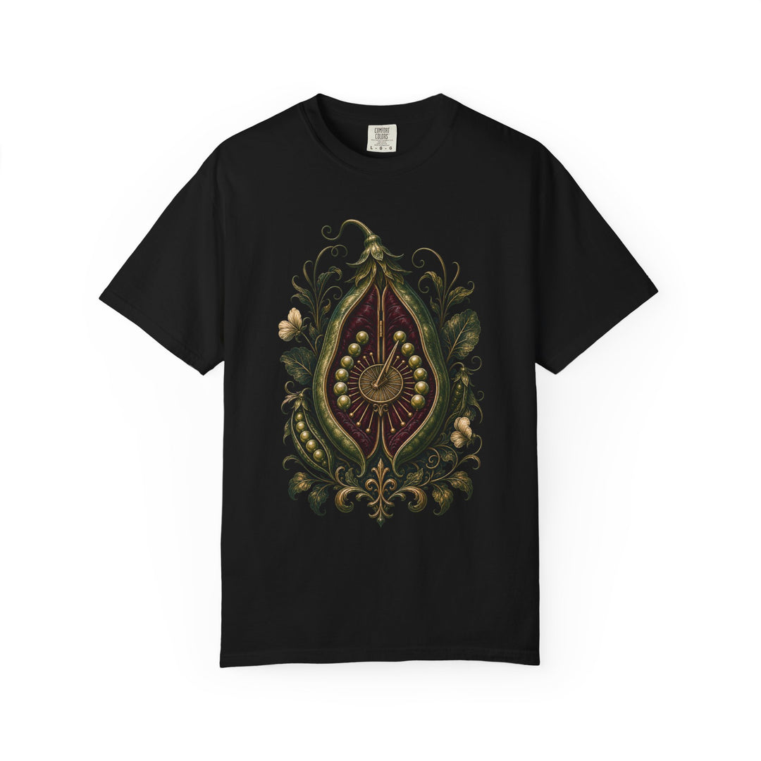 Poetcore Velvet Sundial Pea Pod T-Shirt Graphic
