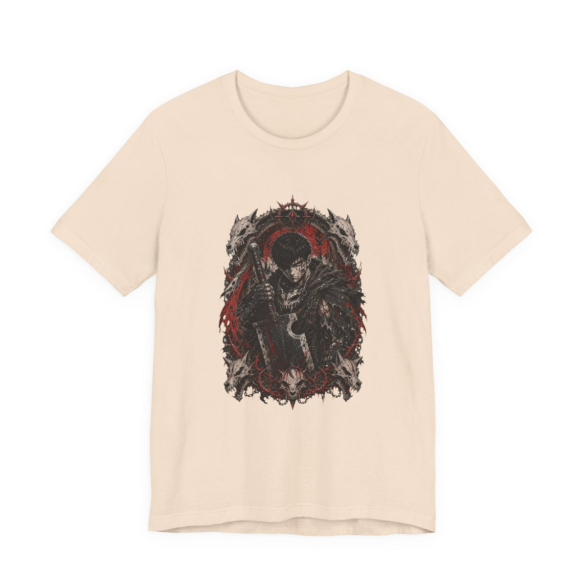 Iron Wolf Swordsman T-Shirt Graphic