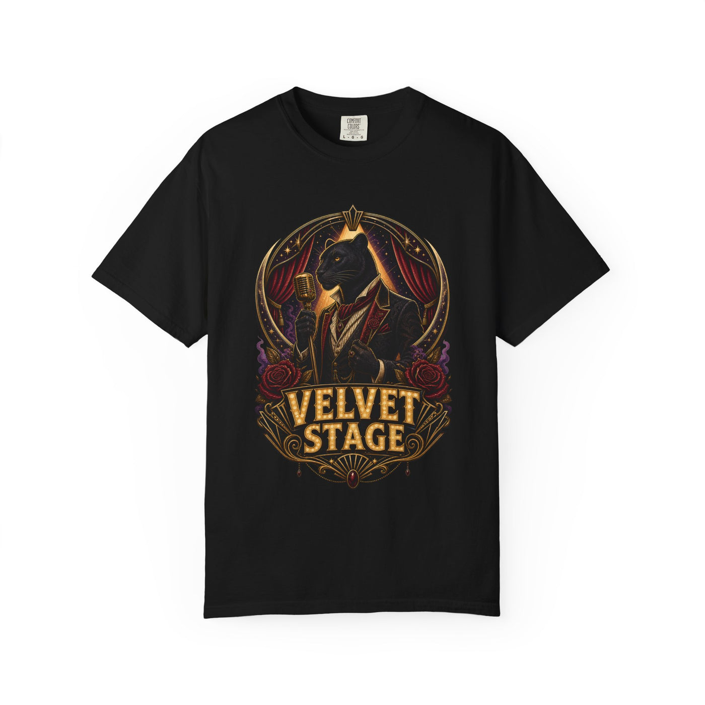 Velvet Stage Panther T-Shirt Graphic