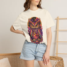 Lava Lamp Owl Psychedelic Graphic T-Shirt