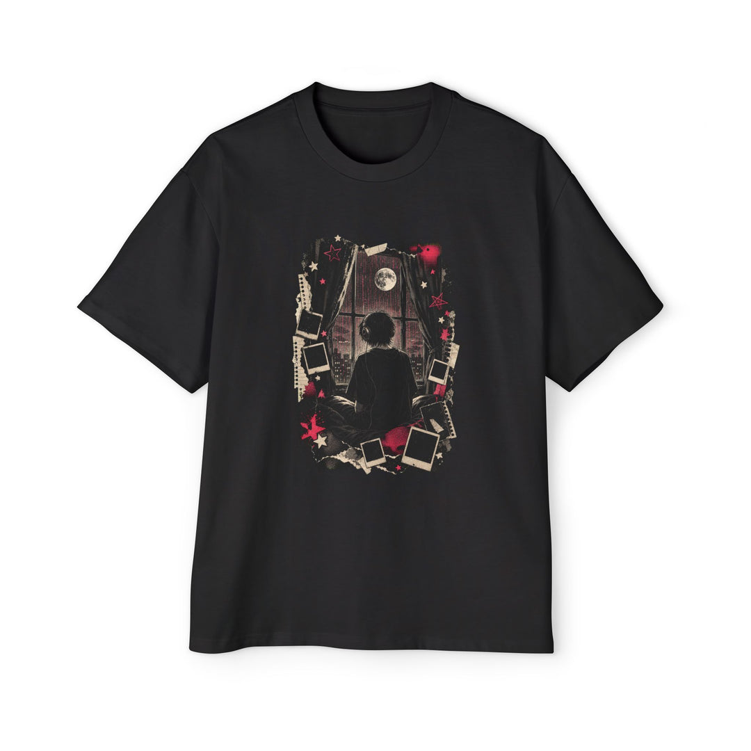 Rain Room After Midnight Heavy Oversized Emo Tee