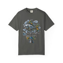 Chrome Botanical Weather Fish T-Shirt Graphic