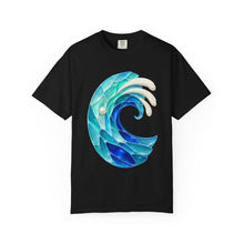 Electric Sea Glass Wave Graphic Tee