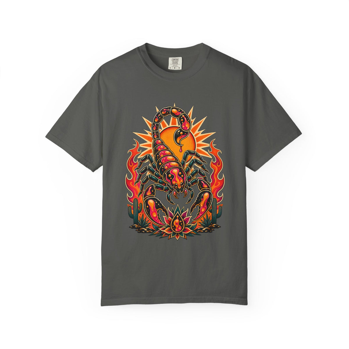 Tattoo Flash Lava Lamp Scorpion T-Shirt Graphic