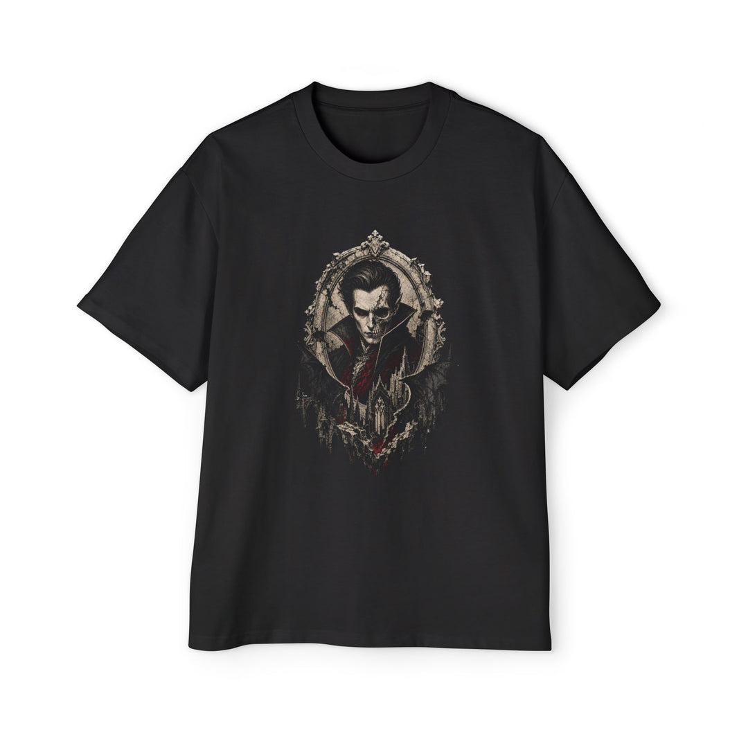 Vampire Ruin Portrait Heavy Oversized Gothic Tee