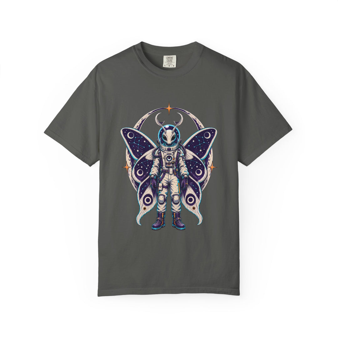 Alien Moth Astronaut Graphic T-Shirt