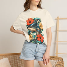 Surfcore Hibiscus Shark T-Shirt Graphic