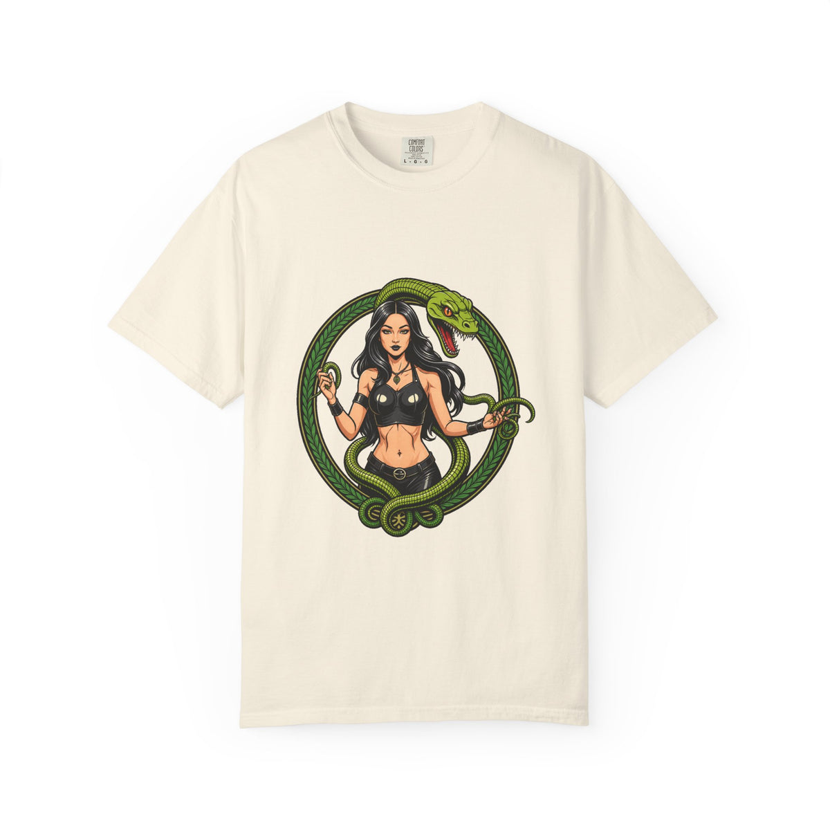 Serpent Ring Portrait T-Shirt Graphic