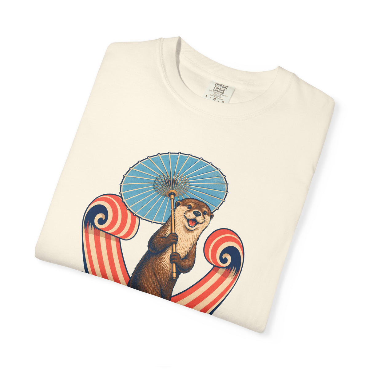 Coral Otter Paddleboard Graphic Tee
