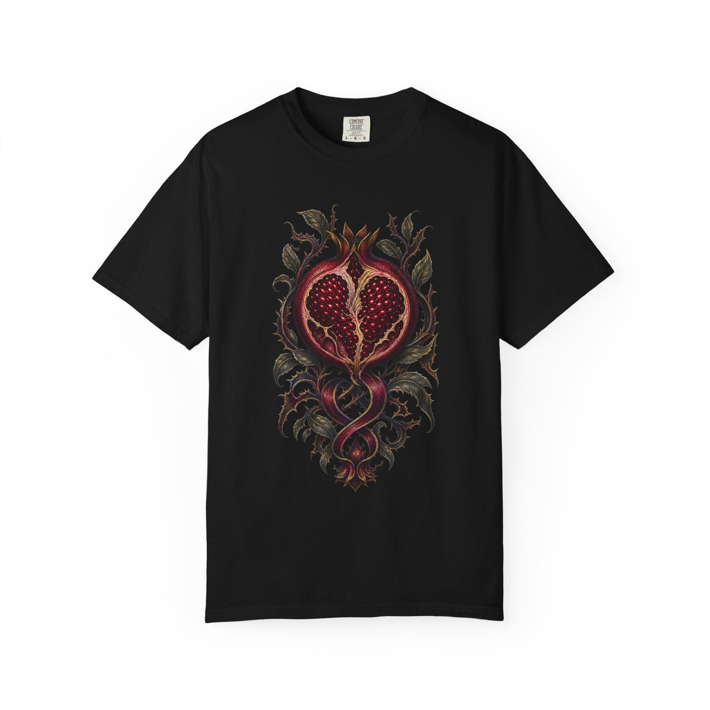 Plum Noir Pomegranate Anatomy Graphic Tee