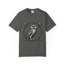 Gothic Owl Crest T-Shirt Graphic