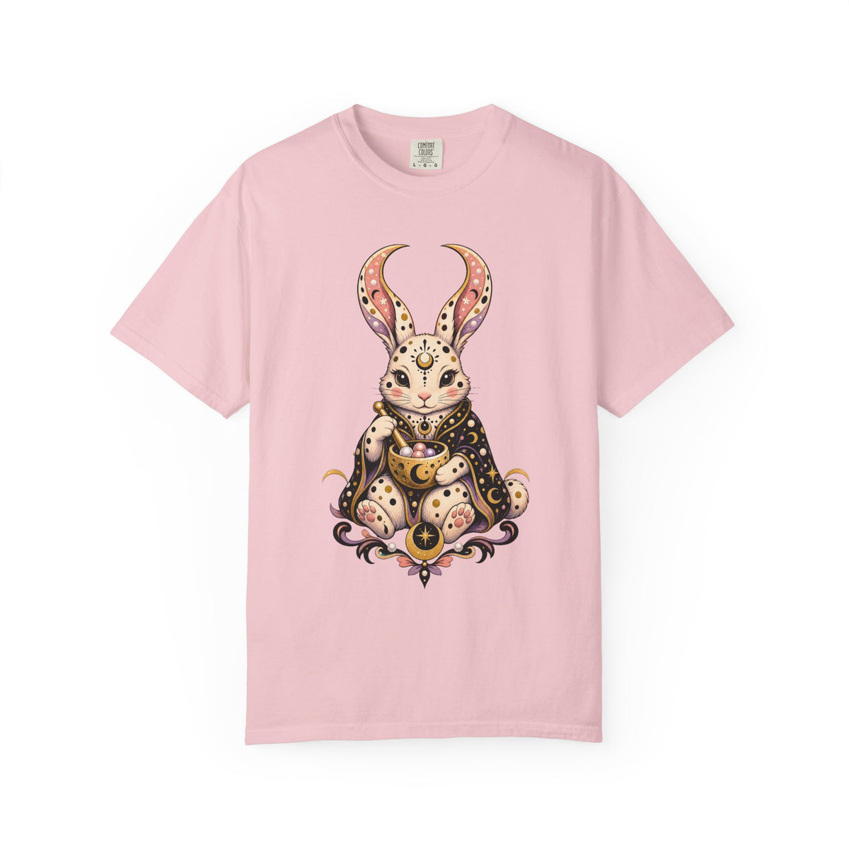 Polka Dot Moon Rabbit Graphic Tee