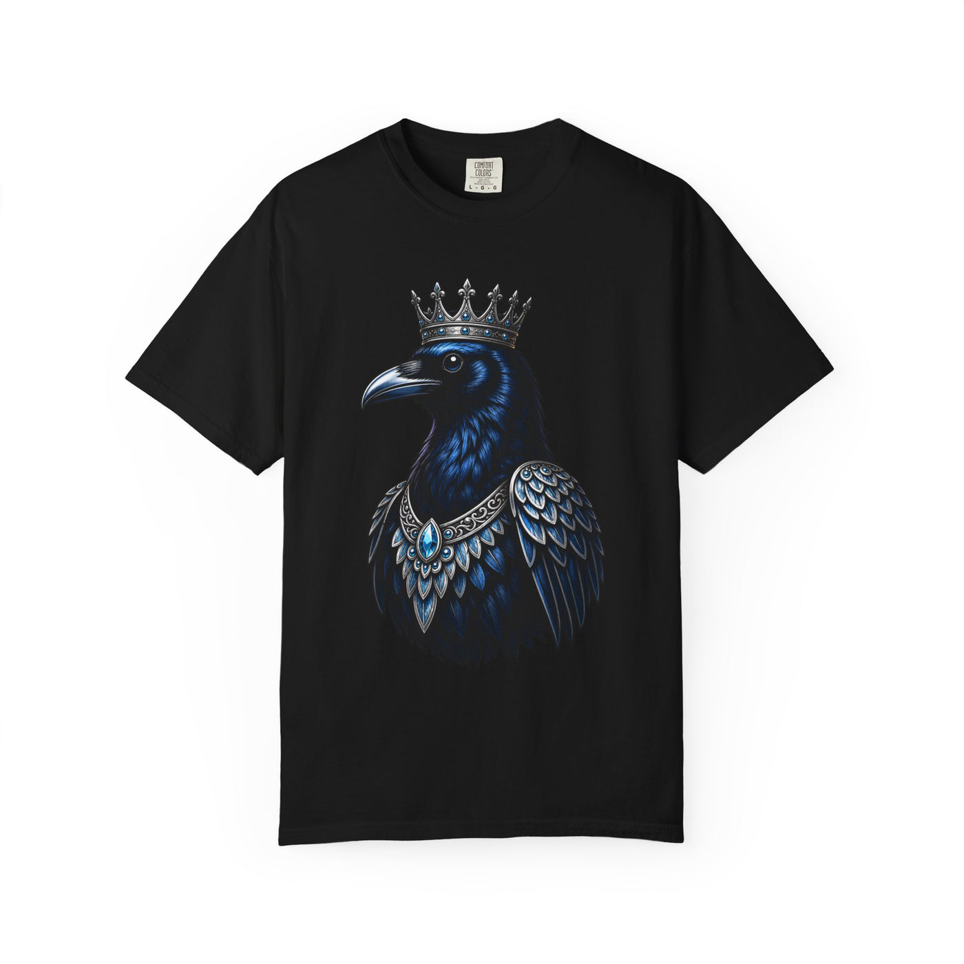 Crowned Raven Royal Gothic T-Shirt Graphic