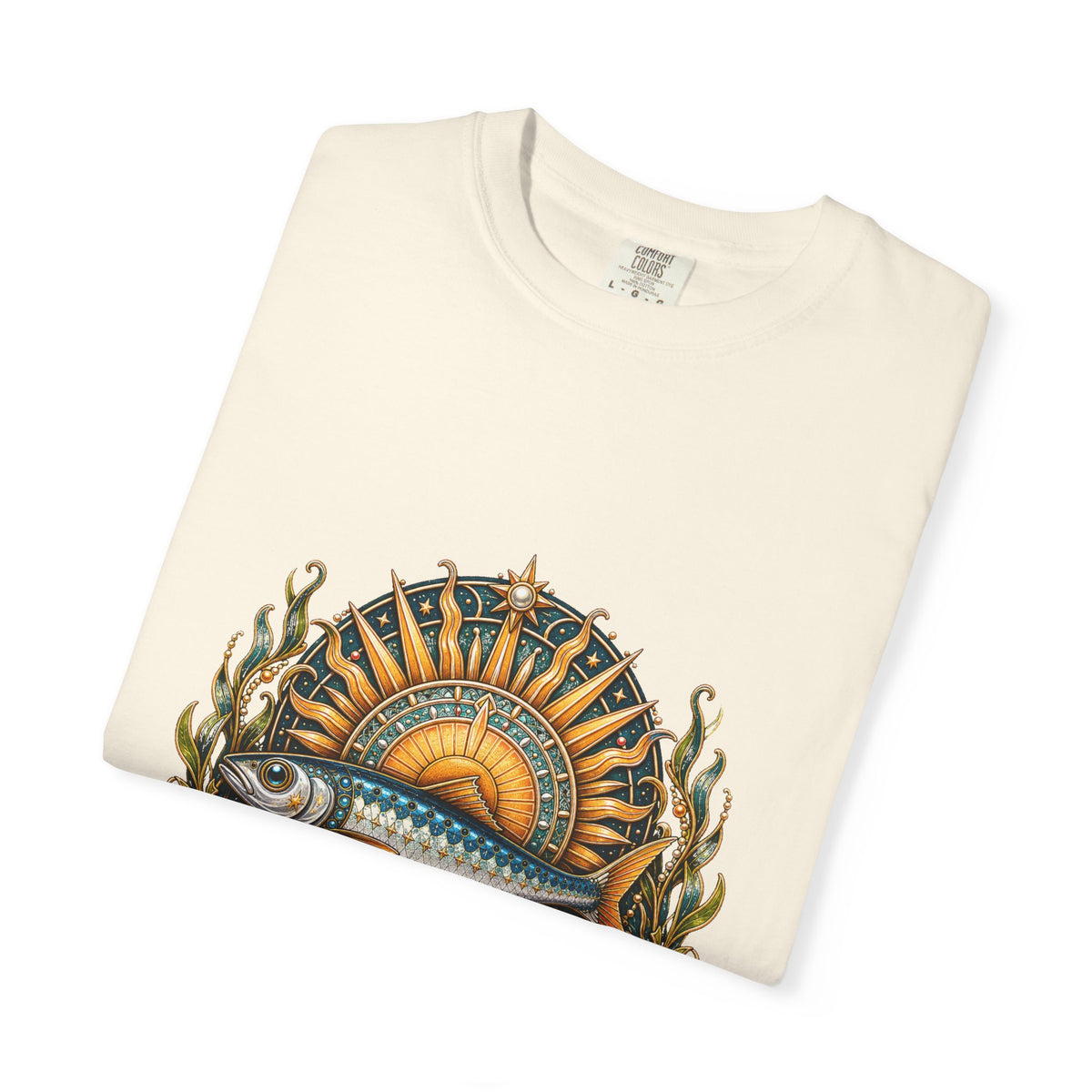 Solar Punk Sardine Saint T-Shirt Graphic