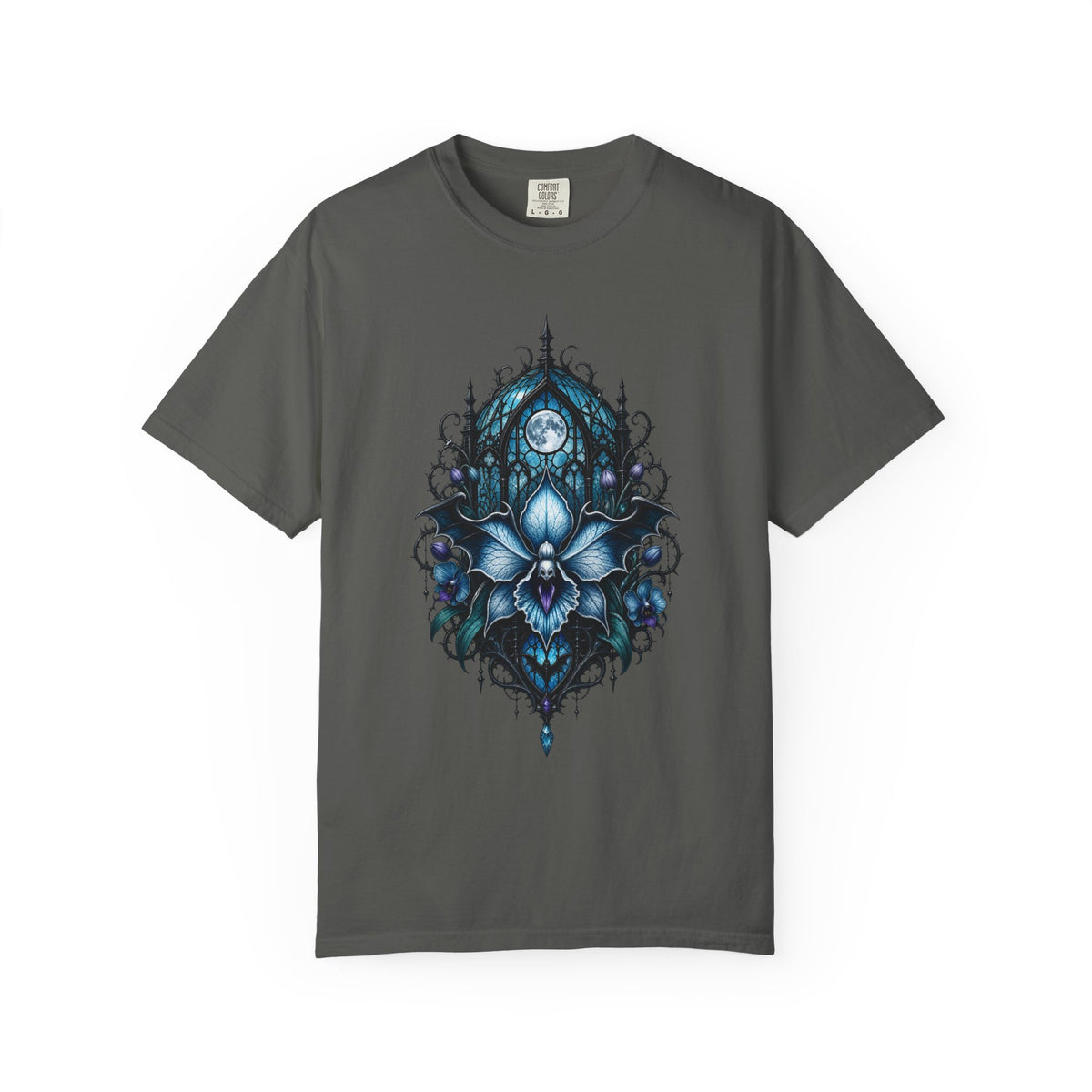 Gothic Bat Orchid Greenhouse T-Shirt Graphic