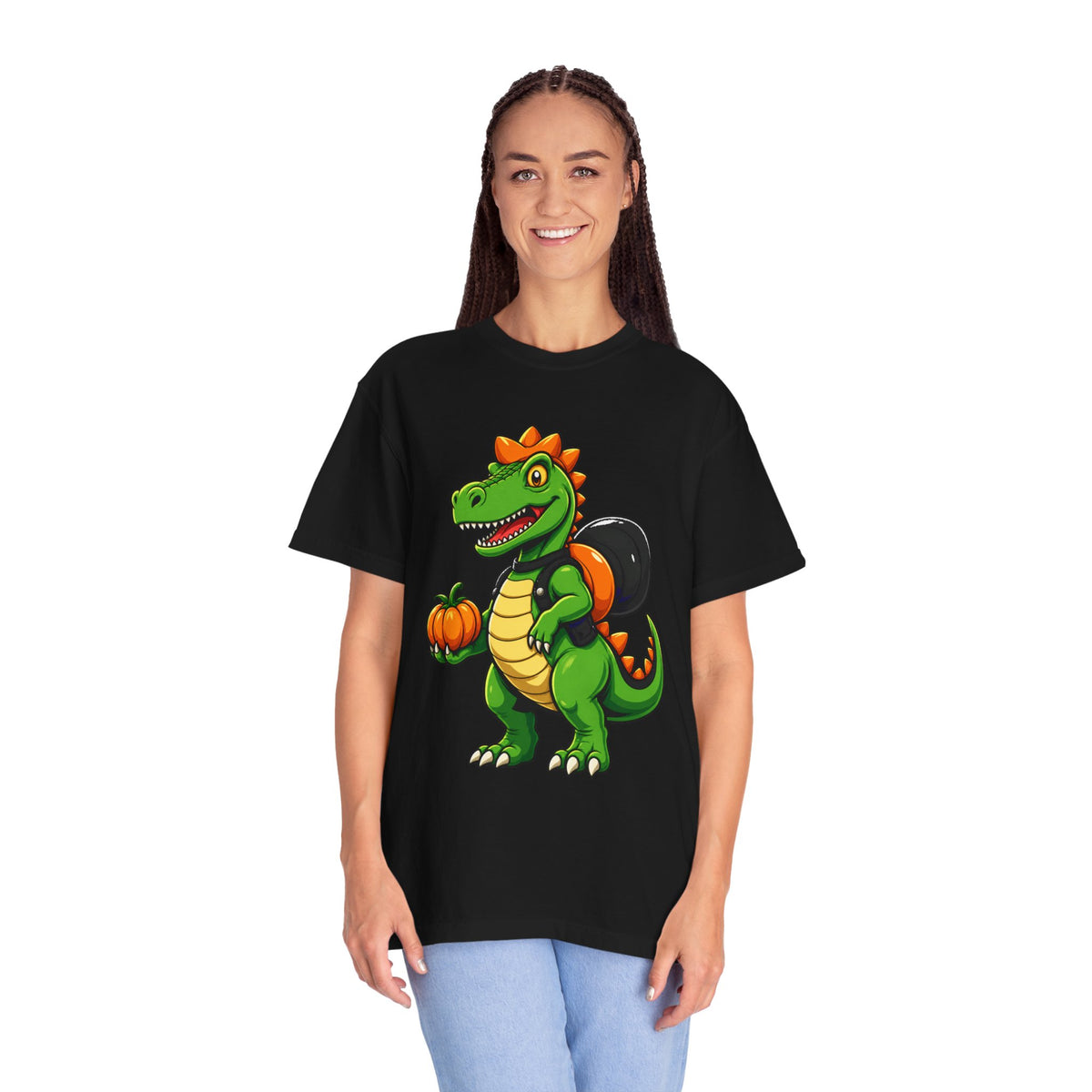 Halloween Dino Mascot T-Shirt Graphic