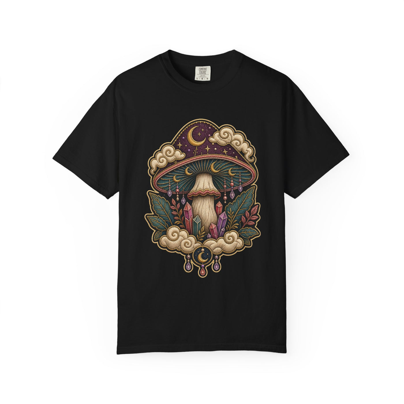 Embroidered Dream Mushroom Graphic Tee