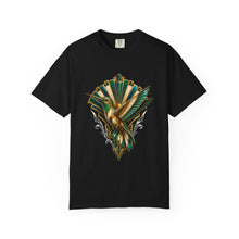 Neo Deco Brass Hummingbird T-Shirt Graphic