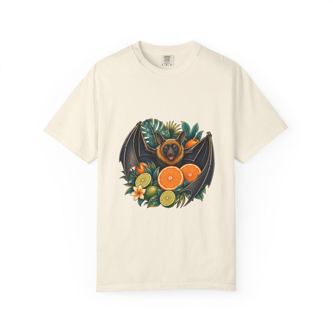 Tropical Citrus Bat Graphic Tee