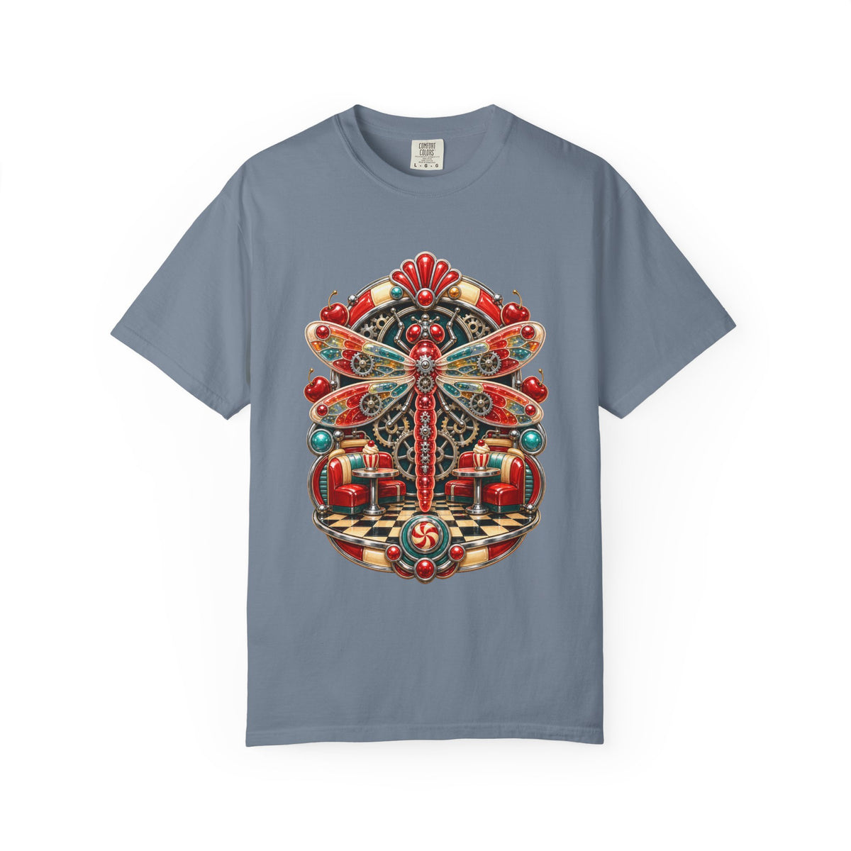 Gummy Diner Clockwork Dragonfly T-Shirt Graphic
