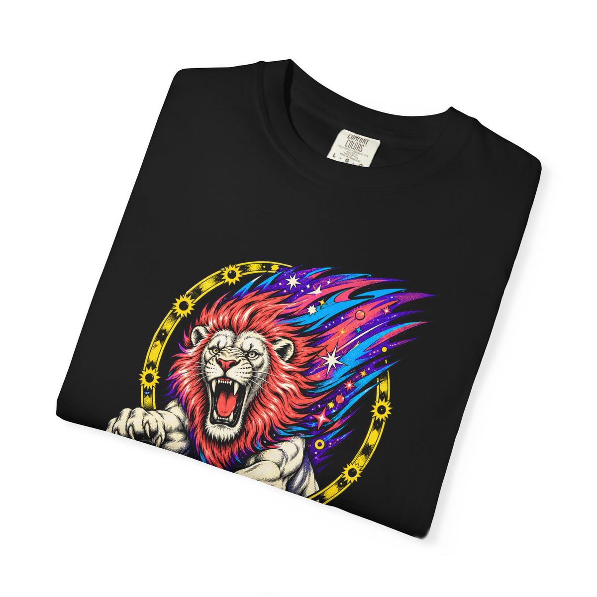 Comet Mane Lion Cosmic Sideshow Graphic Tee