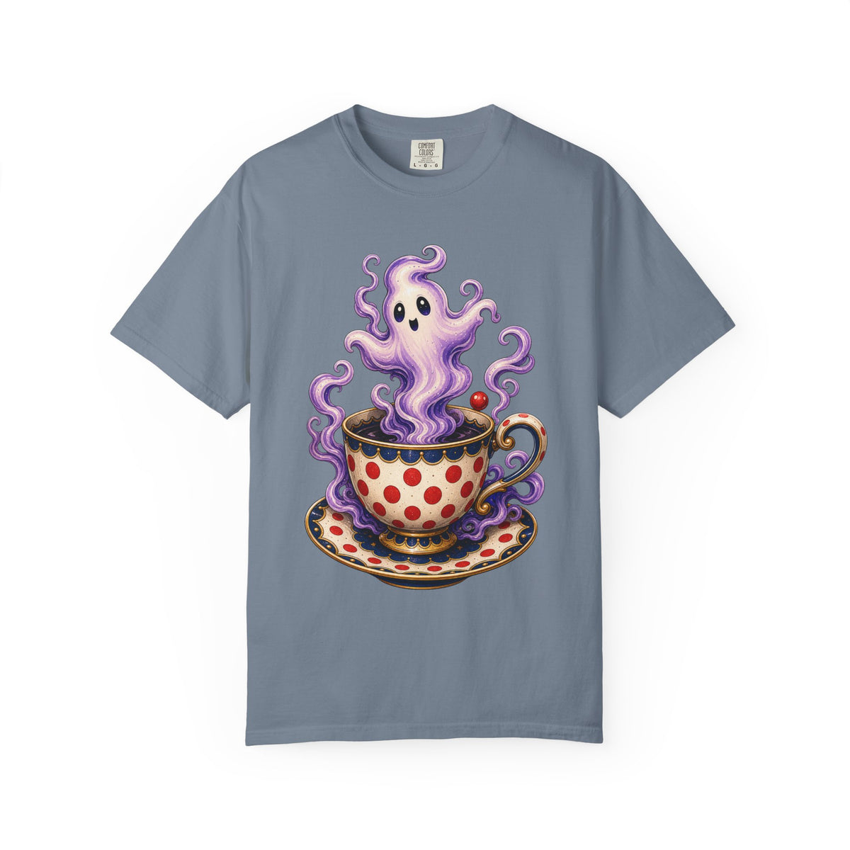 Polka Dot Phantom Teacup Graphic Tee