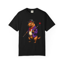 Dapper Capybara Rose Cane T-Shirt Graphic
