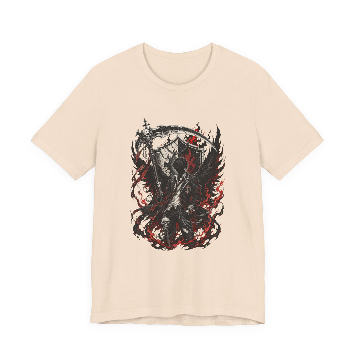 Black Flame Academy Reaper T-Shirt Graphic