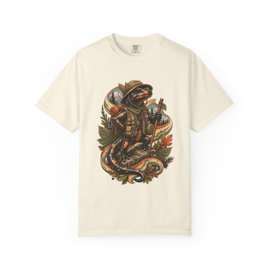 Khaki Utility Salamander Hiker Graphic Tee