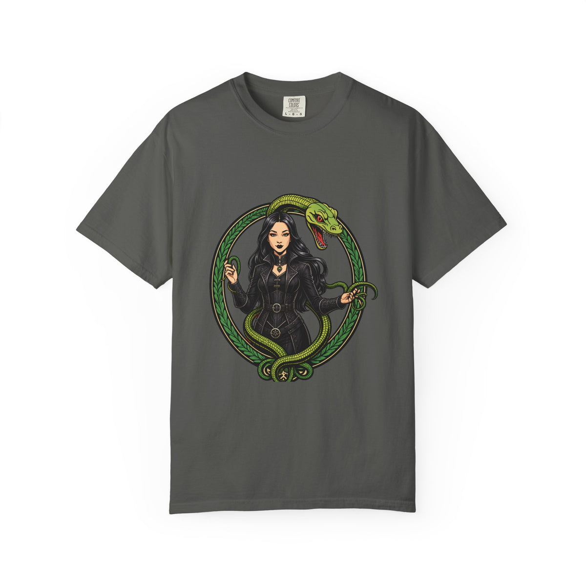 Gothic Serpent Emblem T-Shirt Graphic