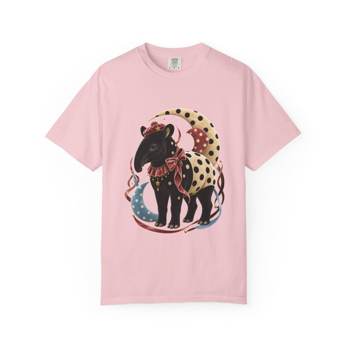 Polka Dot Velvet Tapir Graphic Tee