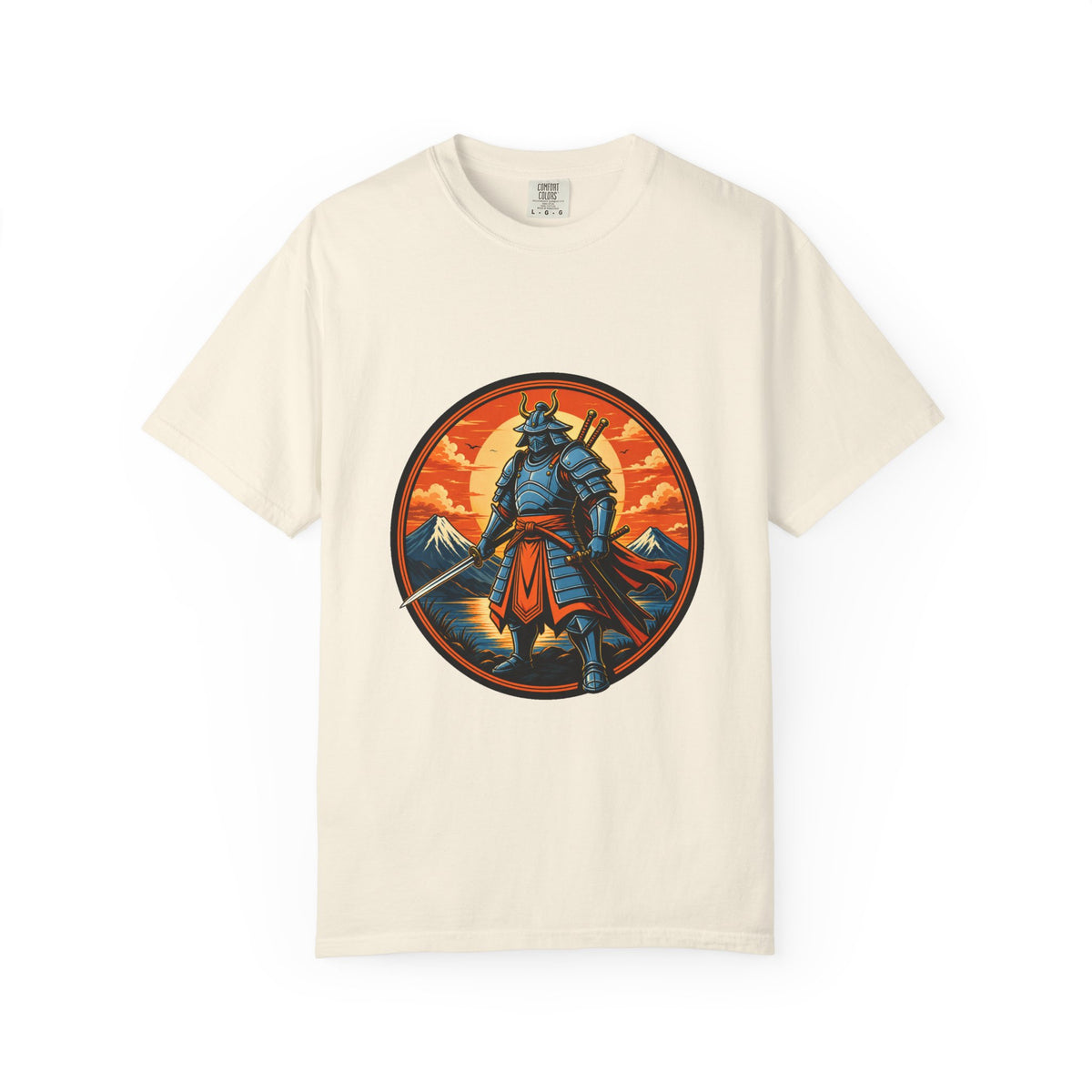 Sunset Samurai Crest T-Shirt Graphic