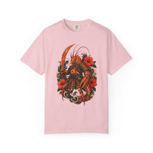 Hibiscus Tiger Prawn Samurai Graphic Tee