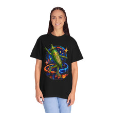 Stained Glass Roller-Rink Okra T-Shirt Graphic