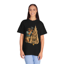 Sandcastle Structural Engineer Retro Blueprint Graphic Tee