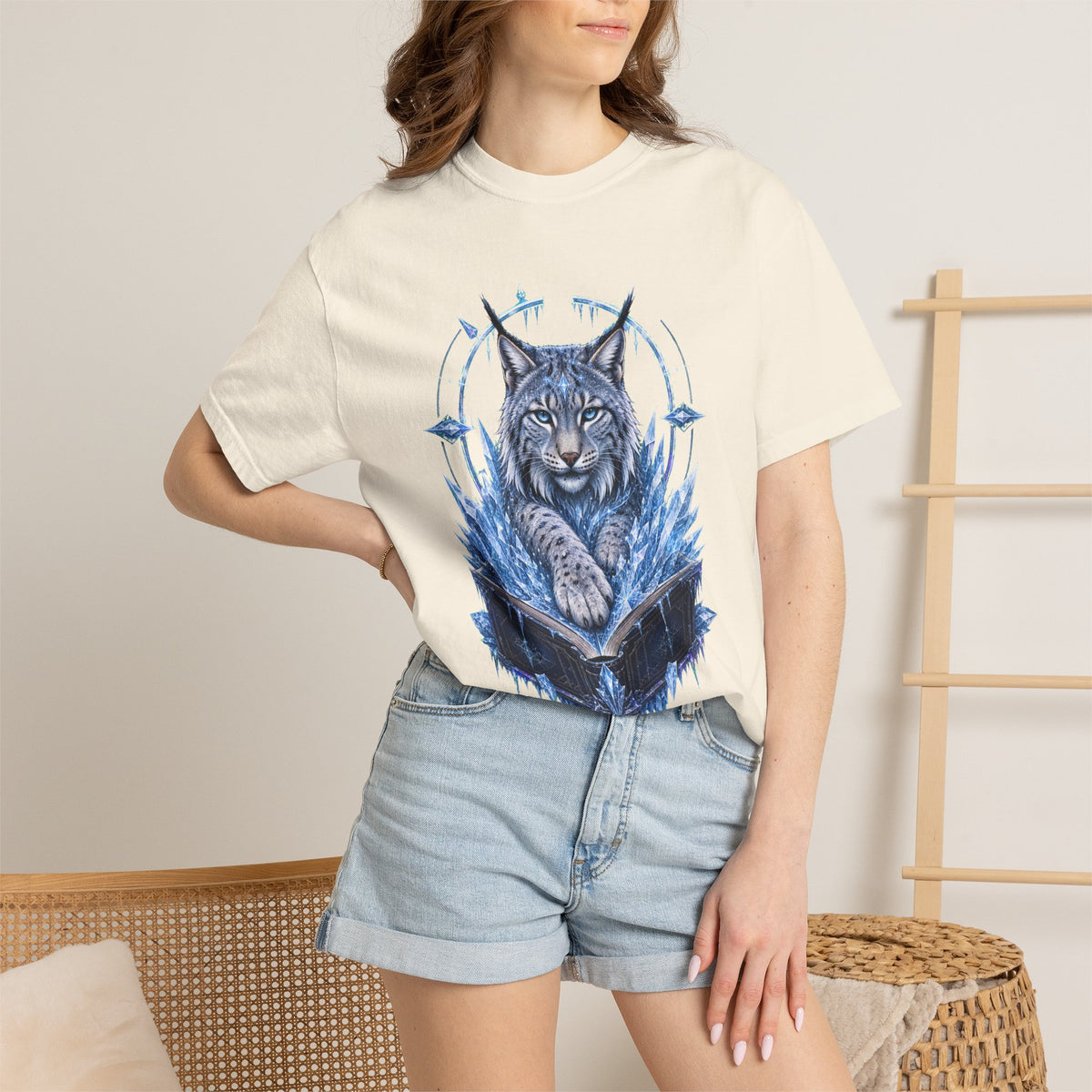 Glacier Lynx Spellbook Graphic Tee