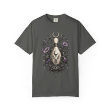 Blackwork Moonlit Garden Bowling Relic T-Shirt Graphic
