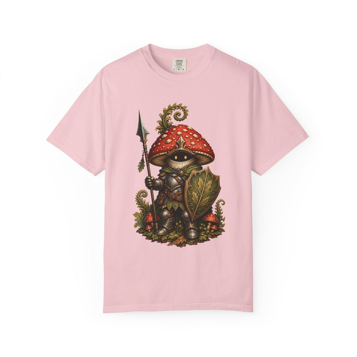 Folklore Mushroom Knight T-Shirt Graphic