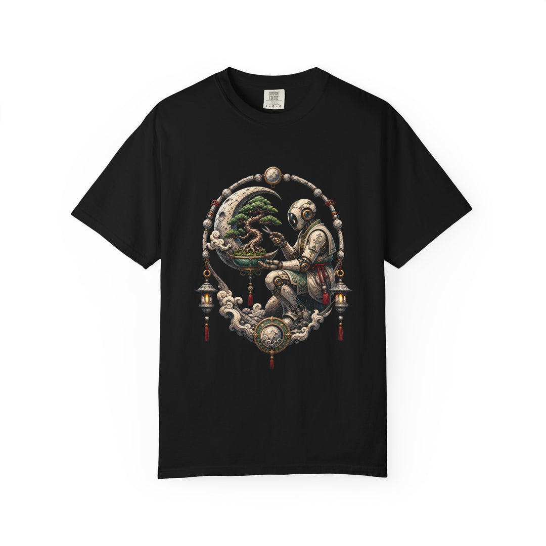Lunar Bonsai Robot Gardener T-Shirt Graphic