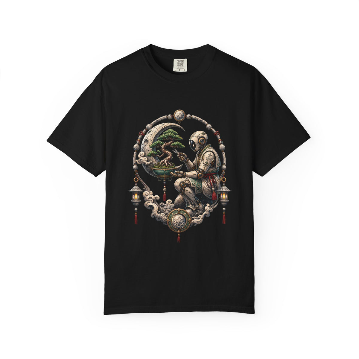Lunar Bonsai Robot Gardener T-Shirt Graphic