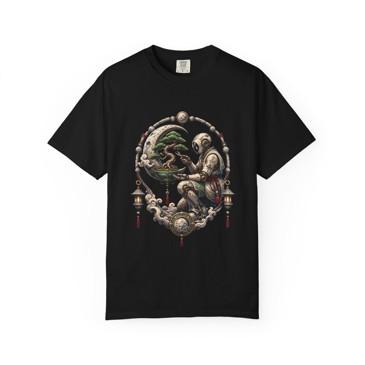 Lunar Bonsai Robot Gardener T-Shirt Graphic