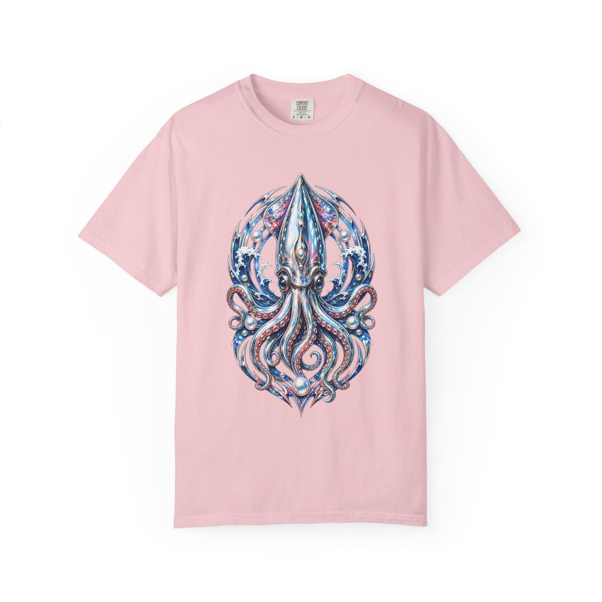 Chrome Tide Glass Squid Graphic Tee