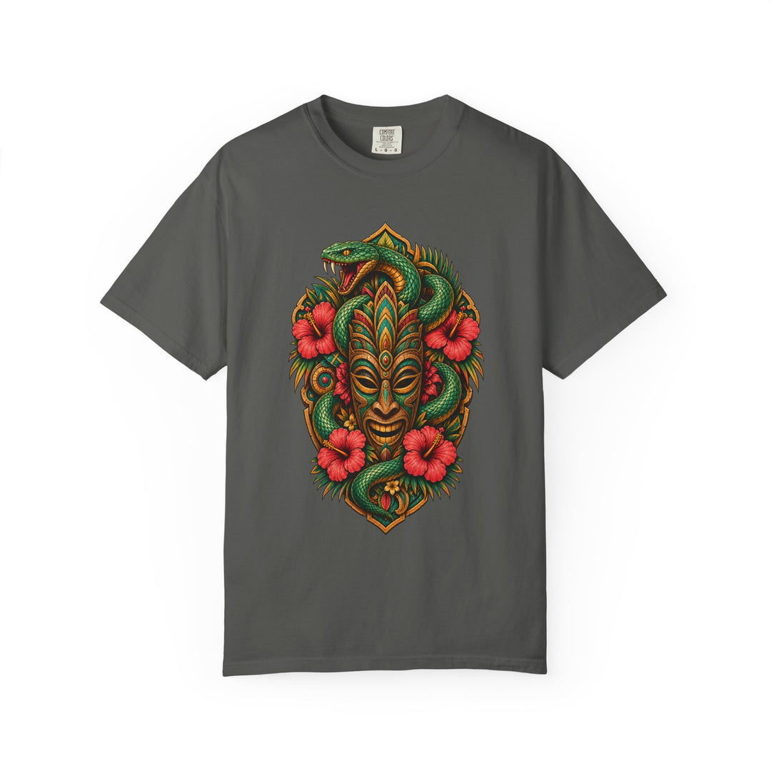Tropical Serpent Mask T-Shirt Graphic