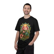 Solarpunk Axolotl Gardener T-Shirt Graphic