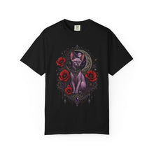 Gothic Poppy Sphinx Cat Graphic Tee